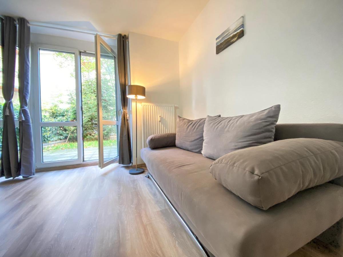 Wohlfuehl-Apartment Mit Kostenfreier Tiefgarage, Wifi & Terrasse Leipzig Eksteriør bilde