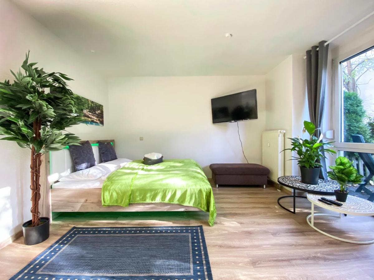 Wohlfuehl-Apartment Mit Kostenfreier Tiefgarage, Wifi & Terrasse Leipzig Eksteriør bilde