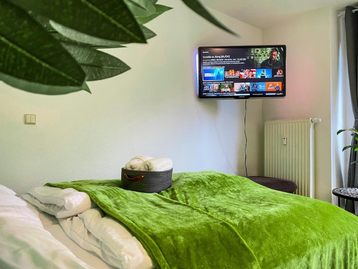 Wohlfuehl-Apartment Mit Kostenfreier Tiefgarage, Wifi & Terrasse Leipzig Eksteriør bilde